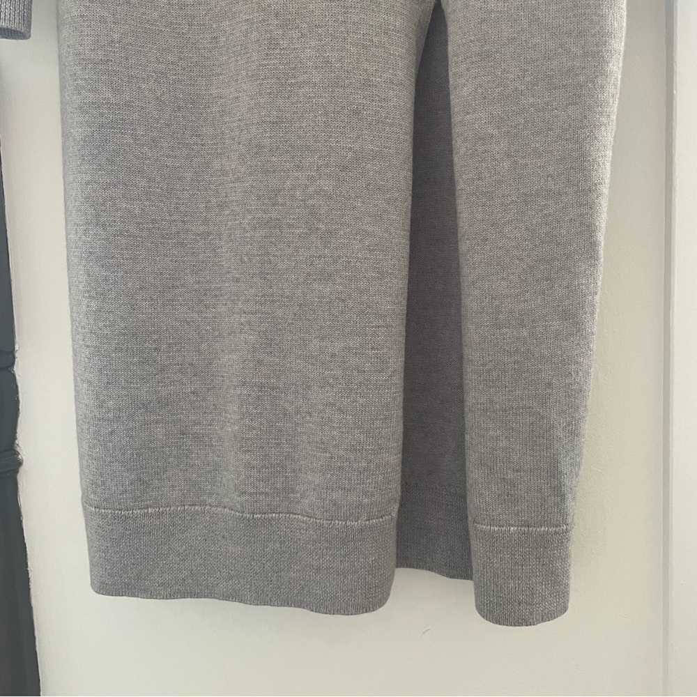 Aritzia Wilfred XXS Light Gray Merino Wool Cyprie Sweater Dress - Picture 10 of 13